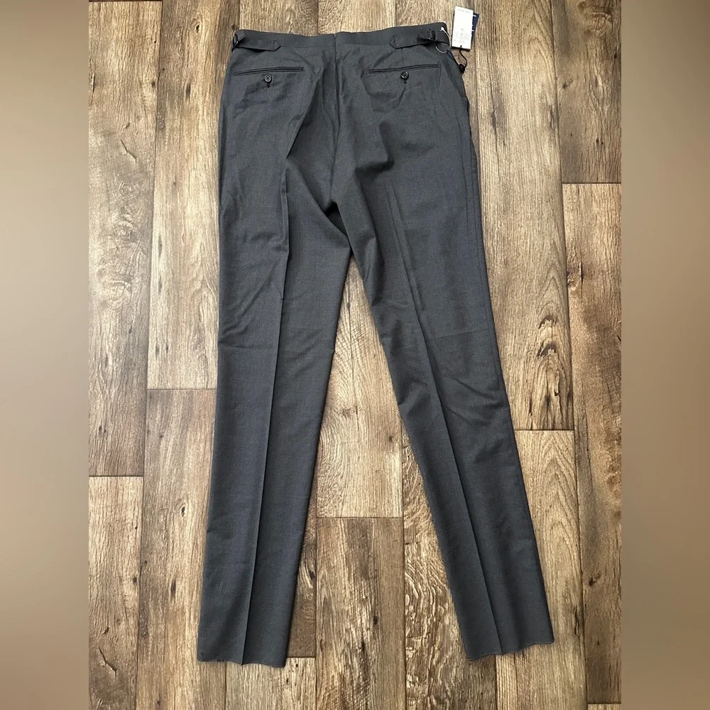 Polo Ralph Lauren 98% Wool Dress Pants Men’s Size 36 Grey *Unhemmed* - Picture 7 of 13
